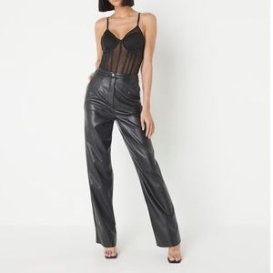 Missguided NWT Leather Trousers